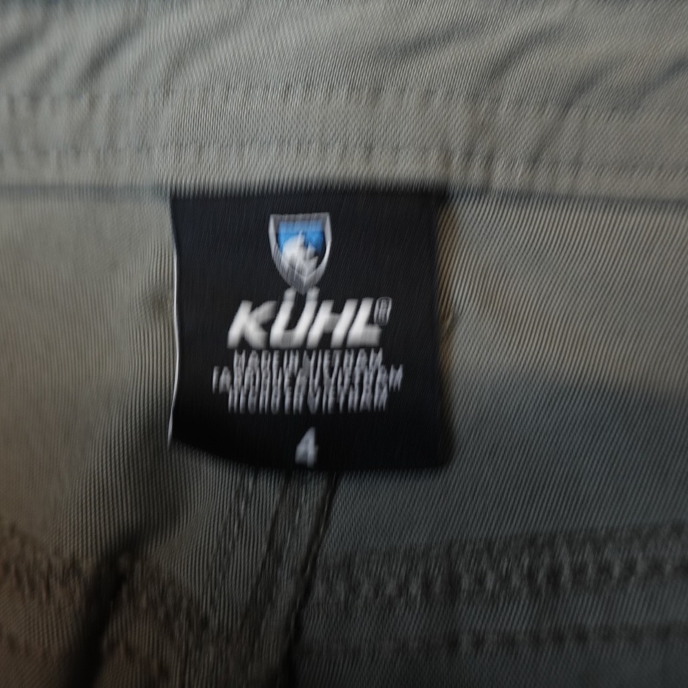 Kuhl Pants Womens Size 4 Trekr Kapri Capri Hiking Travel Performance Gray - Picture 3 of 9